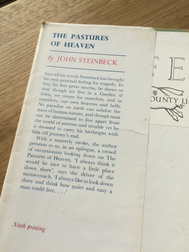 Steinbeck, The Pastures of Heaven