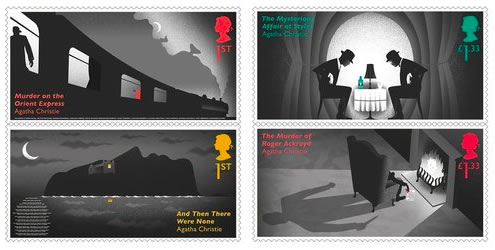 Agatha Christie Royal Mail Stamps