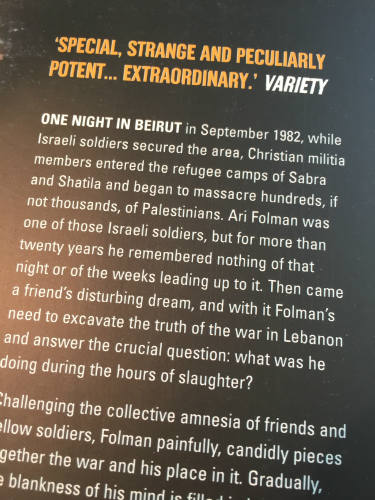 Waltz with Bashir, a Lebanon War Story