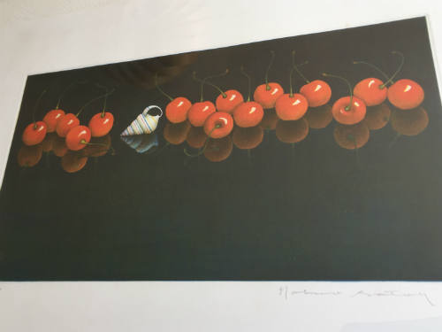 Nobuo Satoh, Mezzotint artist, At the Window