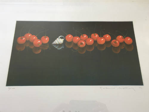 Nobuo Satoh, Mezzotint artist, At the Window
