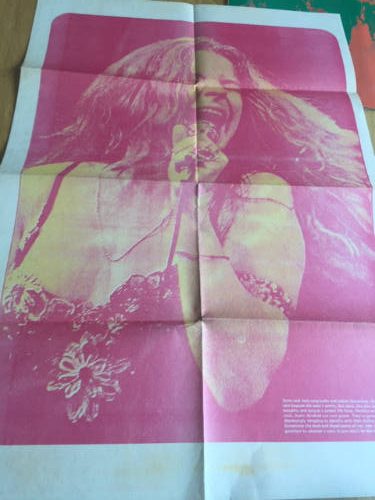 OZ Magazine No. 29, 1970. Janis Joplin poster