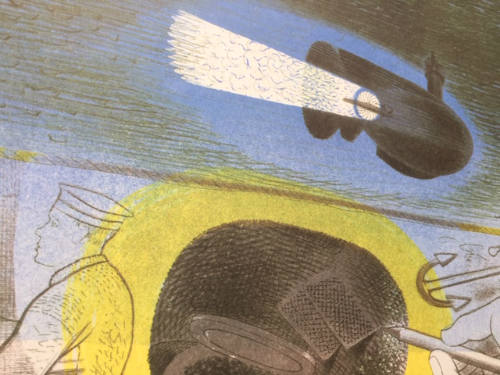 Ravilious, Submarine Dream, introductory lithograph