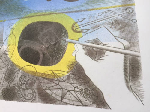 Ravilious, Submarine Dream, introductory lithograph