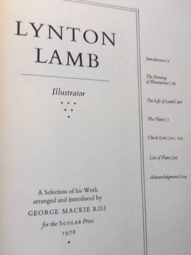 Lynton Lamb, Illustrator